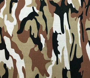 50Cm * 147Cm Camouflage Print Katoenen Doek Camo Katoen Poplin Stof Diy Naaien Speelgoed Cap Tissu: 2 design