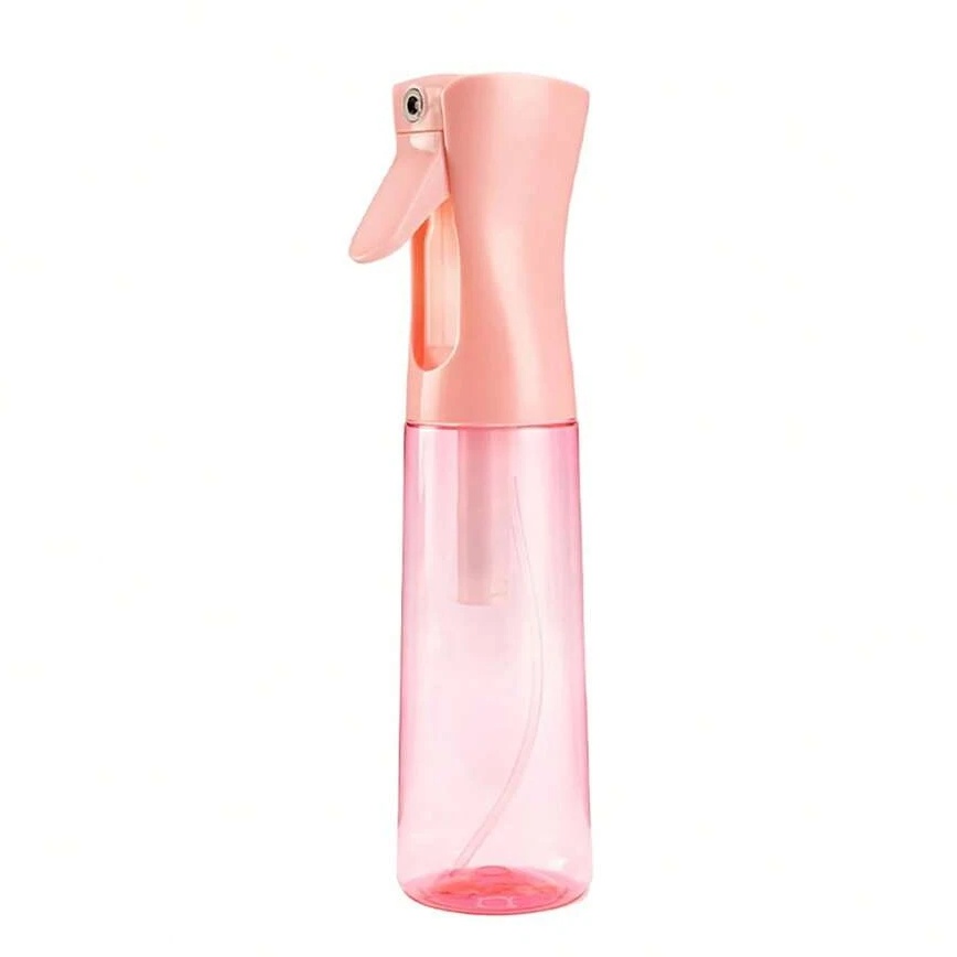 300ml garrafa de spray de alta pressão colorido claro beleza cabeleireiro pulverizador recarregável névoa spray dispensador para limpeza de plantas: Rosa Vermelha