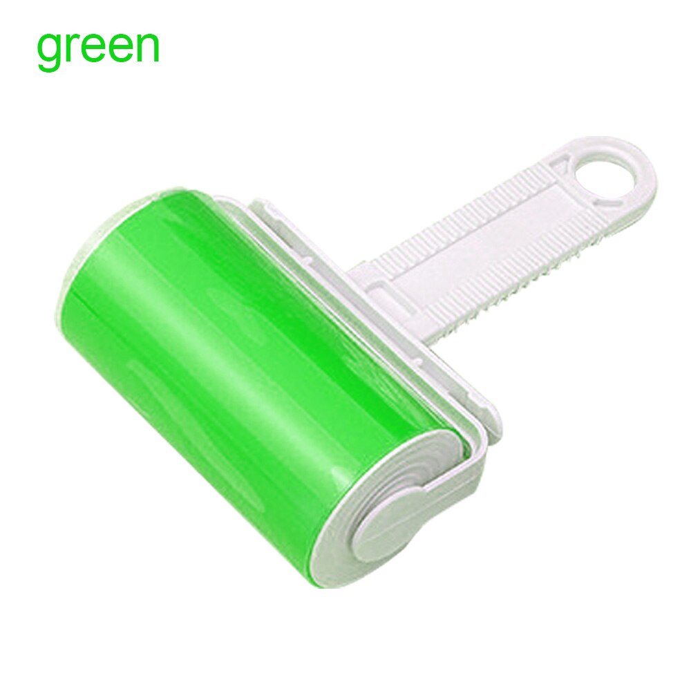 Haar Remover Wasbare Borstel Fluff Cleaner Sticky Picker Roller Tapijt Dust Pet Hair Tapijt Kleding Herbruikbare Thuis Essentieel Instrument: green