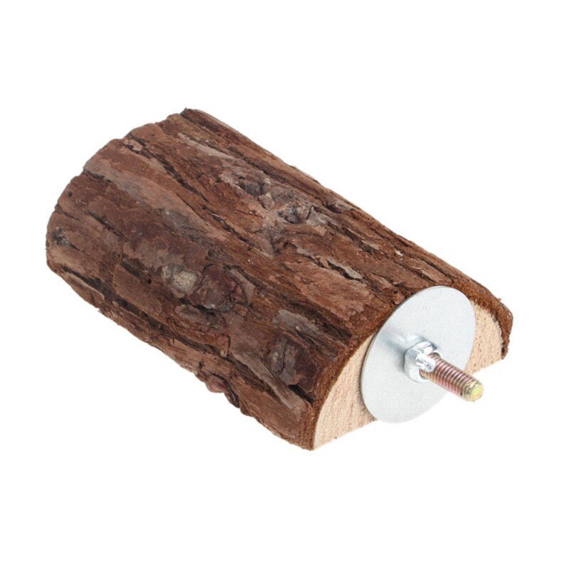 Haustier Papagei Holz Vogel KäFeige Sitzstangen Stehen Plattform Sittich Wellensittich Ratte Spielen Spielzeug