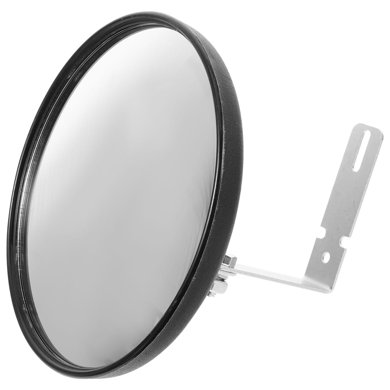 Espejo antirrobo convexo, vista gran angular de 16cm, espejos de seguridad para el tráfico, vigilancia de entrada de garaje, estacionamiento de punto ciego al aire libre