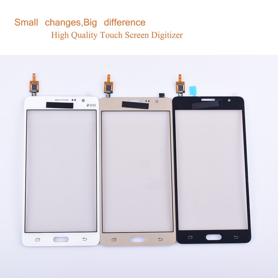 10 Pcs/lot pour Samsung Galaxy On7 G6000 SM-G6000 écran tactile panneau capteur numériseur verre écran tactile pas LCD noir blanc or