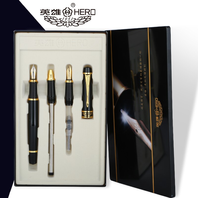 Hero fountain pen 7032, 3 in 1 comb pen set ,ink pen
