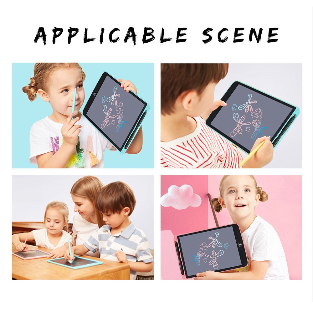 12 Inch Kleur Lcd Schrijven Tablet Digitale Tekening Elektronische Handschrift Pad Graphics Board Kids Art Schrijfbord Kinderen