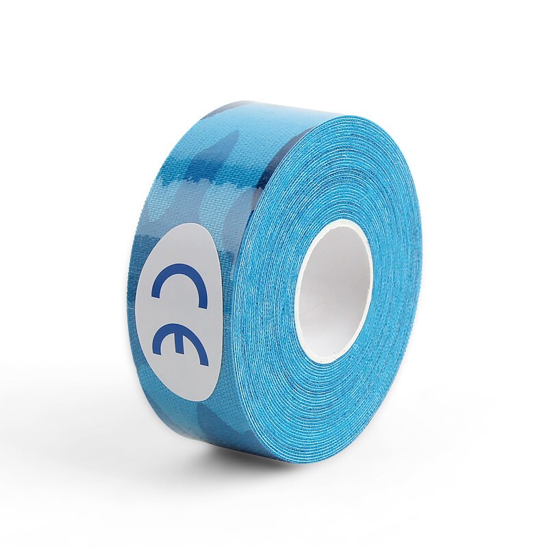2.5cm x 5m kinesiologietape kinesiotape elastische katoenen kleefband sport spierpleister tape rekverband sticker: Blauw