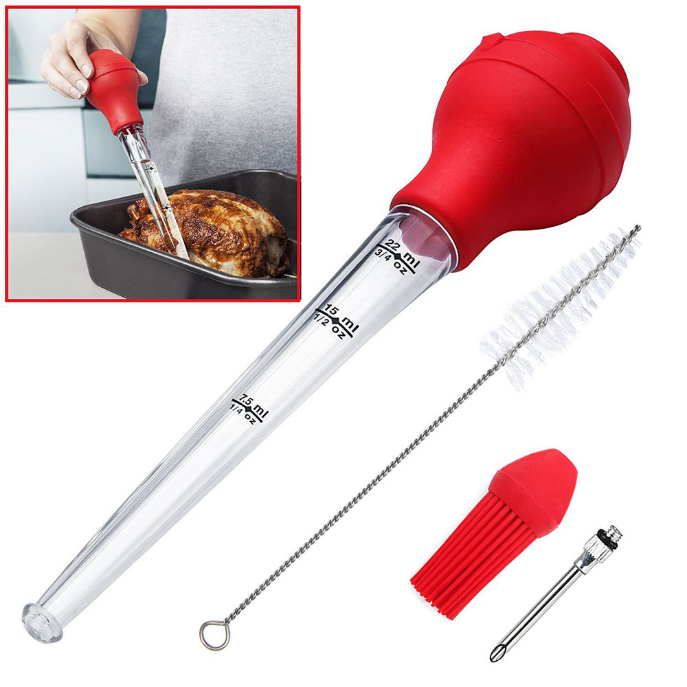 Türkei Öl Tropfer Kochen Türkei Huhn Öl Tropfer BBQ Lebensmittel Geschmack Baster Spritze Rohr Pumpe Rohr Küche Werkzeuge