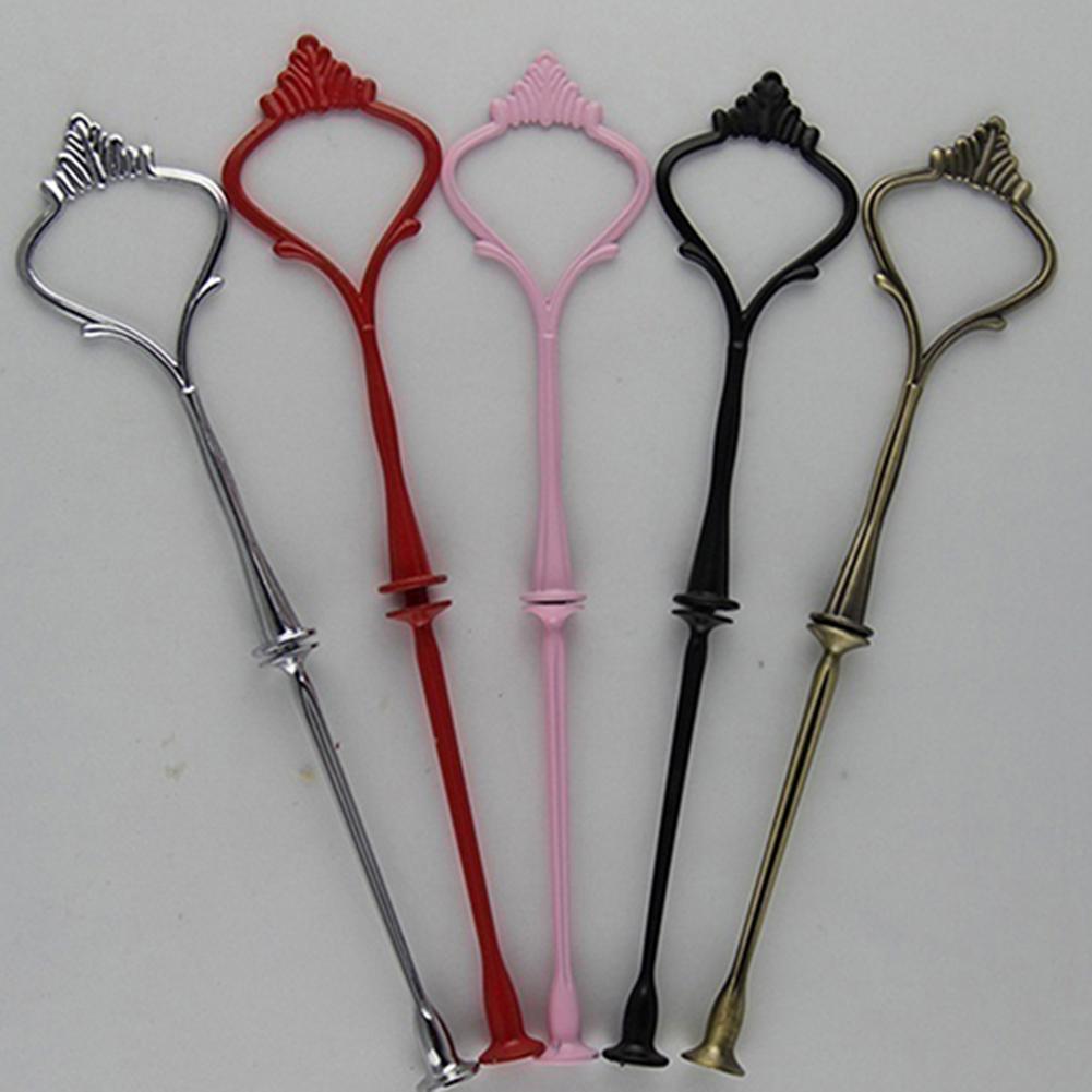 3 Tier Hardware Crown Cake Plate Stand Handle Fitting Wedding Party Table Decor Dessert Plates Rack Fruit Tray for Baking tool
