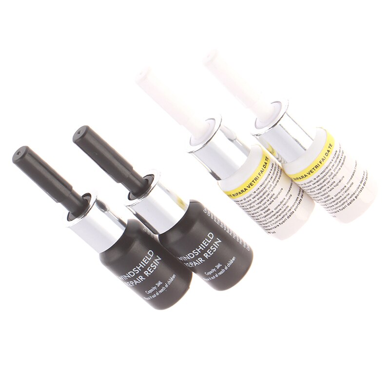 2Pcs Voorruit Reparatie Kit Auto Voorruit Reparatie Hars Kit Diy Auto Glas Crack Herstellen Tool Autoruit Curing Lijm