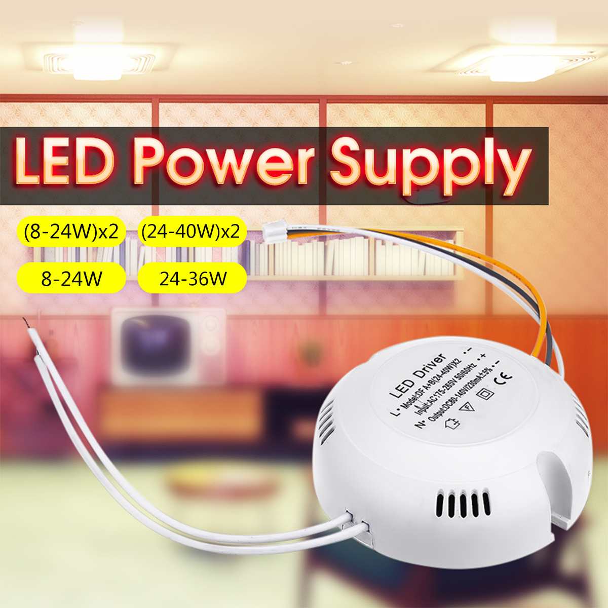 1 Pcs Led Constant Driver Voeding 8-36W 230mA Voeding Licht Transformator Voor Led Downlight Verlichting AC185-265V