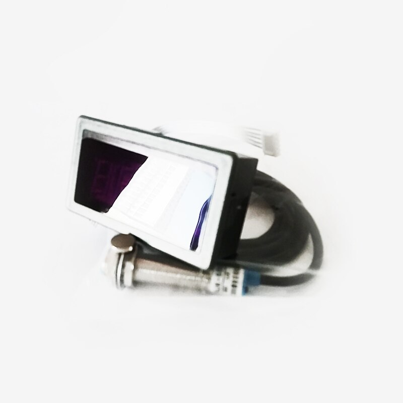 Blue LED RPM Tachometer＋NPN Hall Proximity Switch Sensor 3 Wires