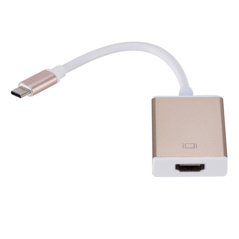 Usb 3.1 Naar Hdmi Usb C Naar Hdmi Adapter Kabel Usb 3.1 Naar Hdmi Switch Kabel Converter Voor Type C apparaat Usb Type C Naar Hdmi: Black