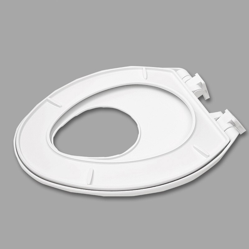 Replacement Slow-Close Toilet Seat Lid Set White Household Antibacterial Quick Release Bathroom Toilet Seats Cover Plate