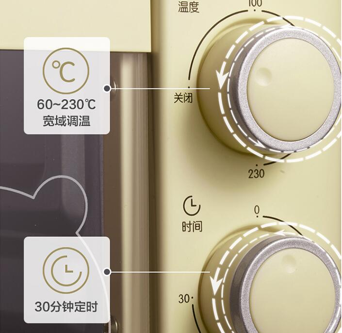 Chine guangdong ours mini DKX-D11H5 11L four électrique rôti Hosehold four de cuisson 220-230-240v maison gâteau machine à pain