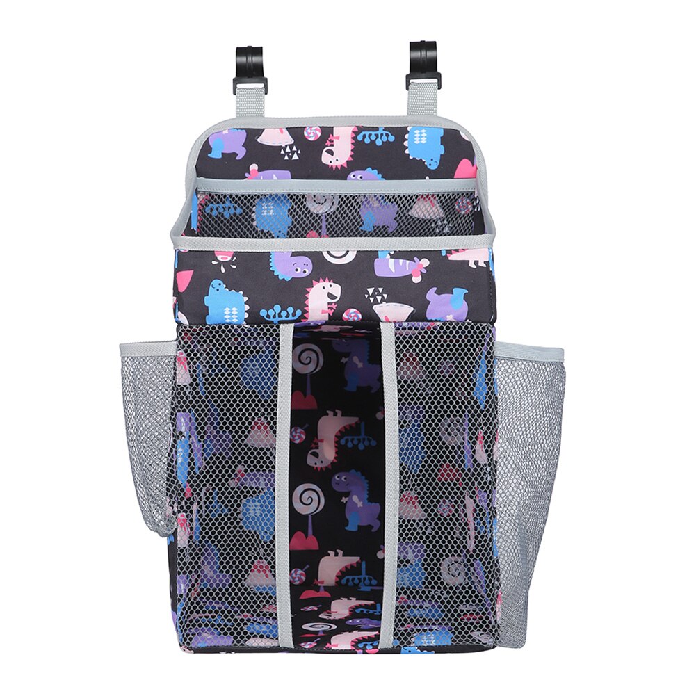 Bolsas colgantes para cama de bebé, pegatinas portátiles, bolsa de almacenamiento de pañales de cuna de gran capacidad, cesta de almacenamiento, dos modos colgantes, novedad de
