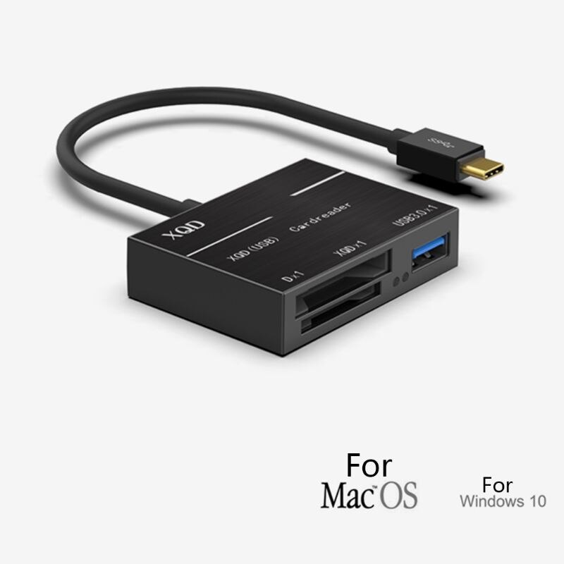 Type-C Om Xqd/Sd High Speed Kaartlezer USB3.0 Camera Computer Kit Adapter