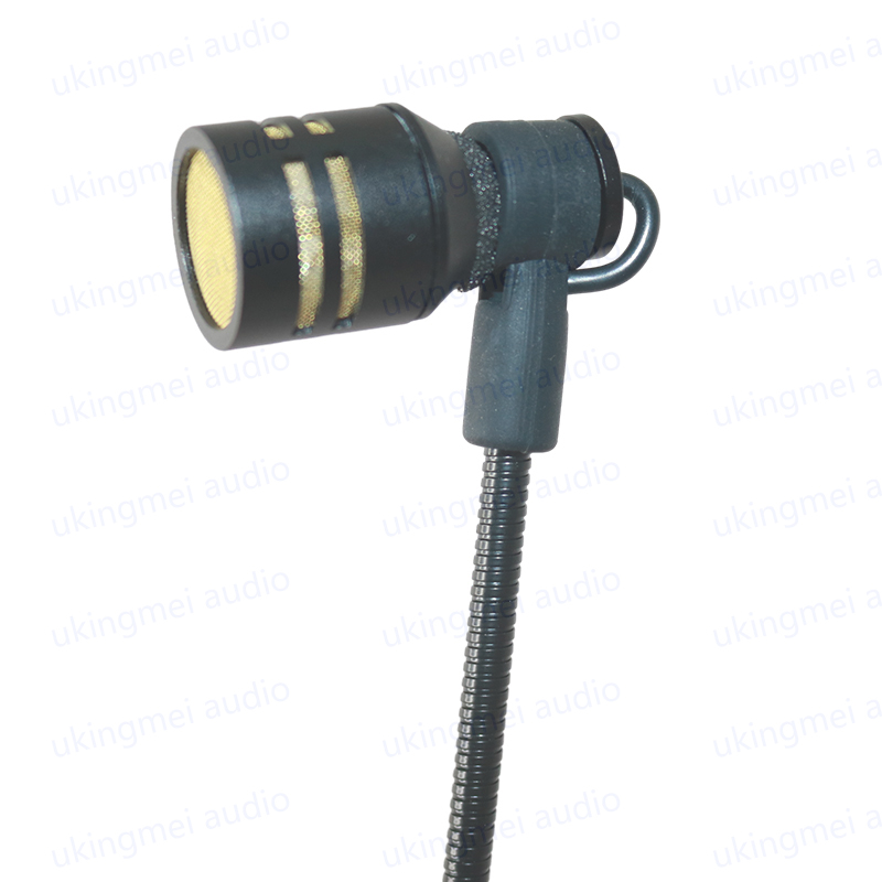 Dynamic Microphone for Saxophone Musical Instrument Microphone for Orchestra Trumpet Sax Gooseneck Microphone with 5M 6.35 Wire