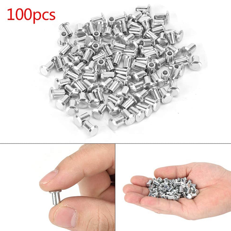 Snow Screw Tire Studs,Screw Stud Tyre Snow Chains Tire Spikes for Car Truck SUV ATV Wheel Tire Stud Screws Nails(100Pcs)