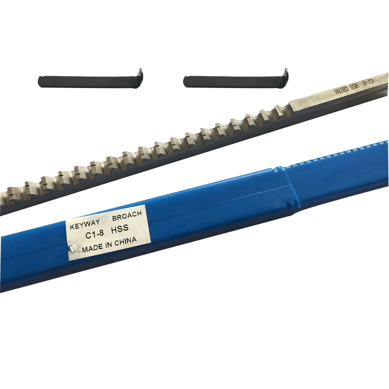 Broche de clavette de Type poussoir 8mm C, taille métrique HSS, Machine-outil