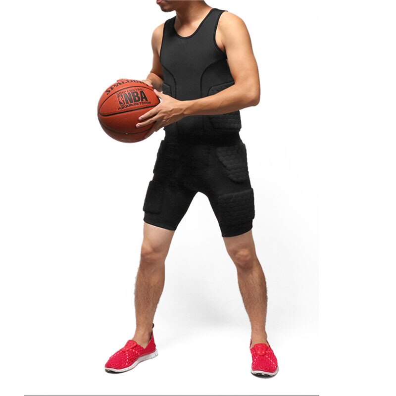 Sports Basketball Tights Honeycomb Anti-collision Clothing Football Training Protective Vest Goalkeeper Protective Gear Pants