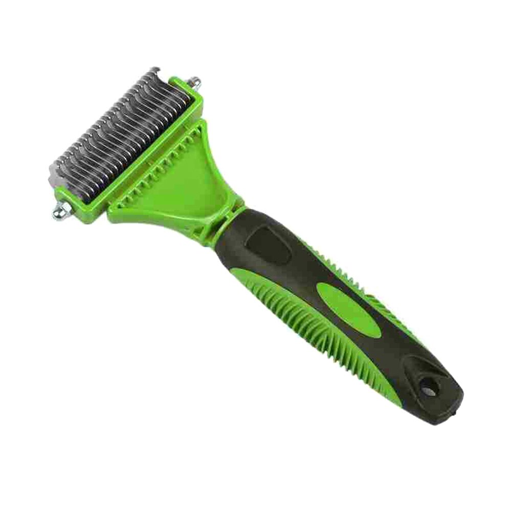 3- in -1 huisdier hond kat ontklitten trimmen ontwollen gereedschap haar kam borstel hark smd 66