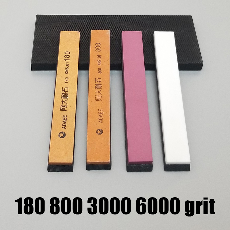 180 400 800 grain fixe angle meule meuleuse pierre à aiguiser polonais hone humide couteau système outil cuisine Abrader moudre pierre aiguiseur: 180 800 3000 6000