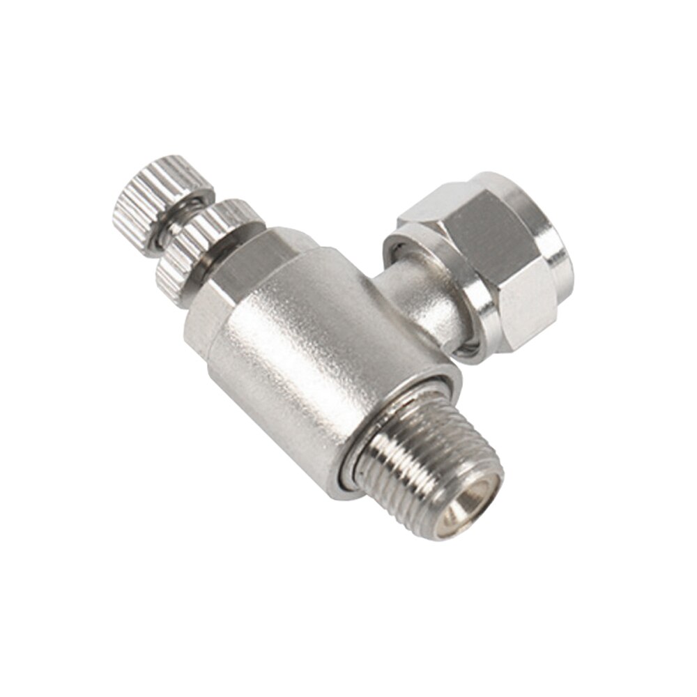 Gasklep snelkoppeling  sl 4-12mm pneumatische aansluiting mannelijk vernikkeld messing pasvorm slangaansluiting pneumatische aansluiting