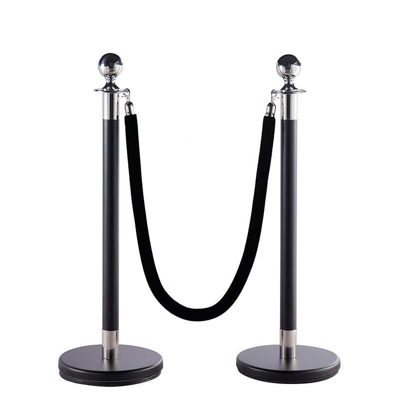 1.5m long twisted lining barrier rope, flannel sling for welcoming queuing columns, pole fences, stands: F