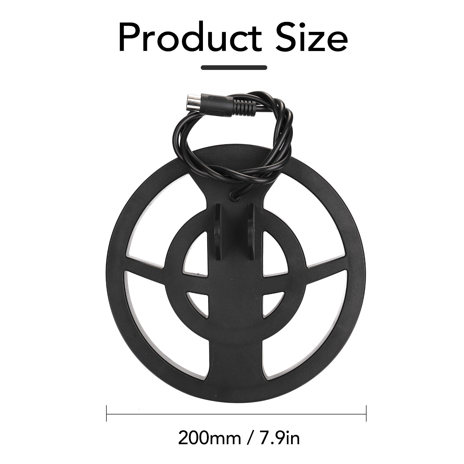 Portable Underground Metal Detector Search Coil Metal Finder Accessories Waterproof Search Coil Detecting Coil