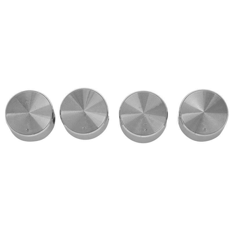 4Pcs Rotary Schakelaars Ronde Knop Gasfornuis Brander Oven Keuken Onderdelen Handvatten Voor Gasfornuis: Default Title