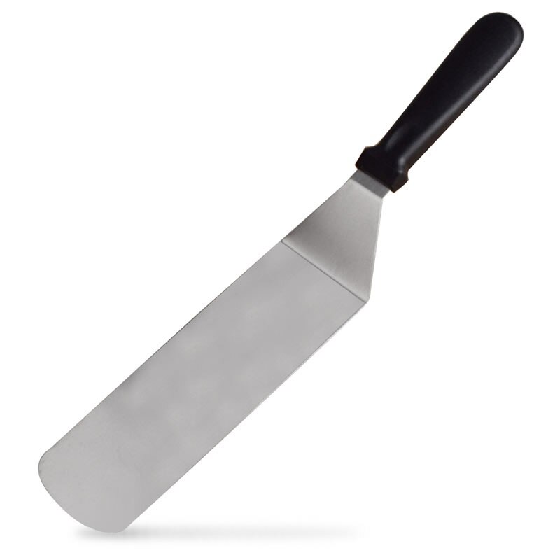 Queentime pizza skræl rustfri stål drejer til pandekage pizza spatel bagning wienerbrød spatler kage brød skærer køkkenredskaber: Hg500562