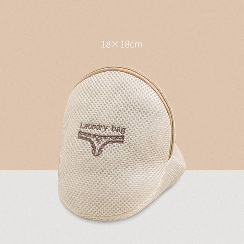 Mooie Beige Waszak Exqusite Geborduurd Patroon Voor Ingedeeld Wassen Fijne Mesh Wassen Tassen In Machine: Underpants