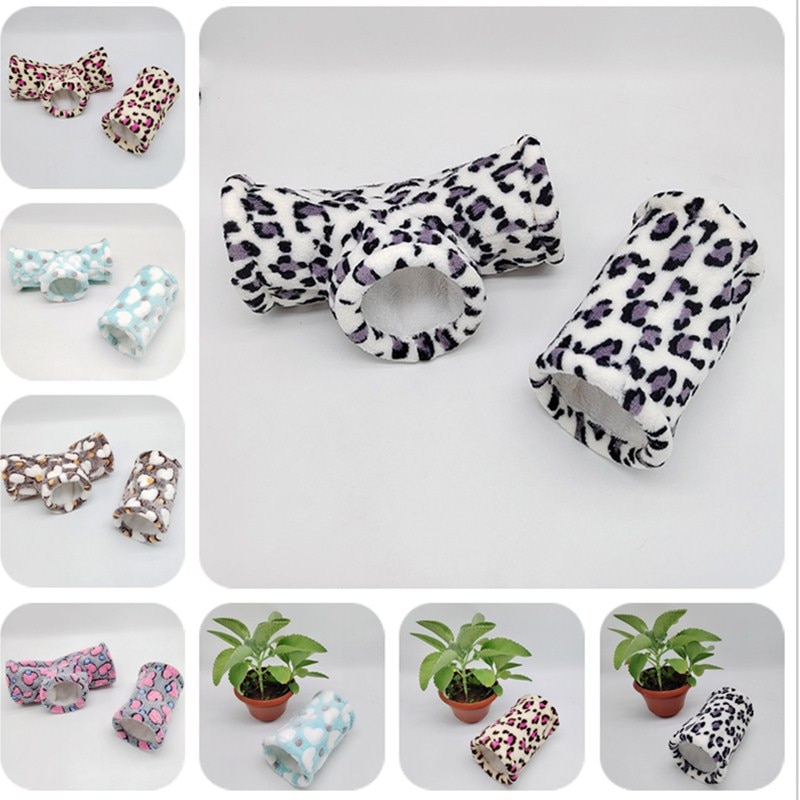 1/3 Way Hamster Toy Tunnel Funny Small Pet Toys Interactive Toys for Hamster Guinea Pigs Pets Tunnel Tube Pets Supplies