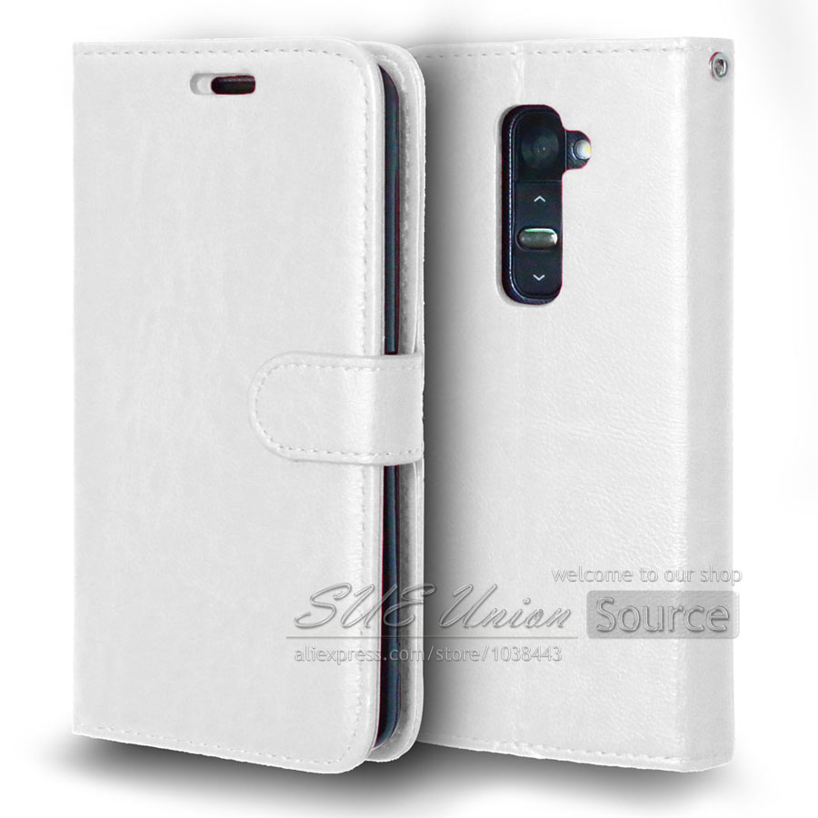 Flip Leather Case for LG G2 Optimus D801 F320 D802 VS980 F340L LS980 LS980S Wallet Stand With Card Holder Cover Fundas Coque