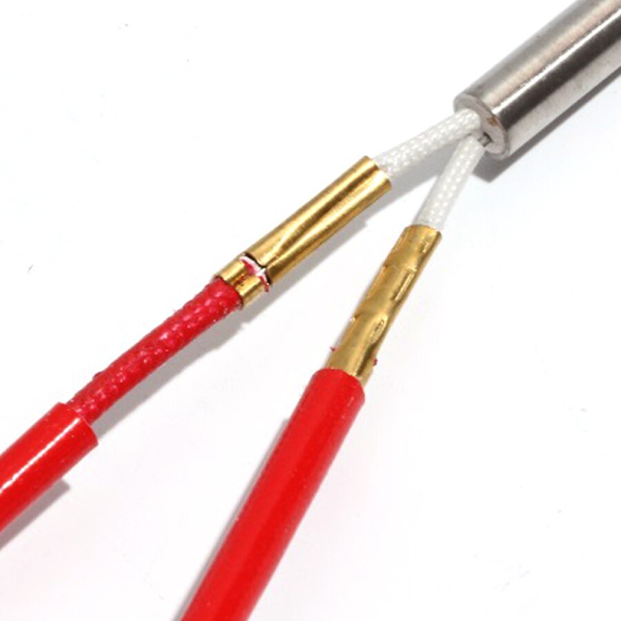 10PCS 6mm 25~35mm 201SUS Tubular Cartridge Heater 110V/220V/380V Single Head Dual Rod 30W/40W/50W Electric Heating Element