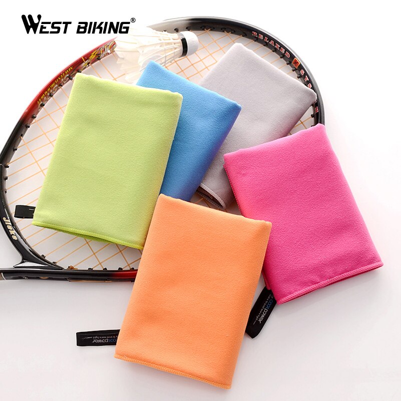 WEST BIKING-Toalla de secado rápido, Toalla de microfibra portátil para viaje, accesorios deportivos para acampada, natación y ciclismo