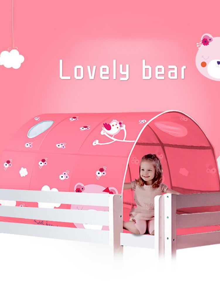 Casa de juegos para niños, tienda de campaña, cama de separación, artefacto, túnel, casa de juego, cama, dosel, cama de princesa, cortina, casa de juego