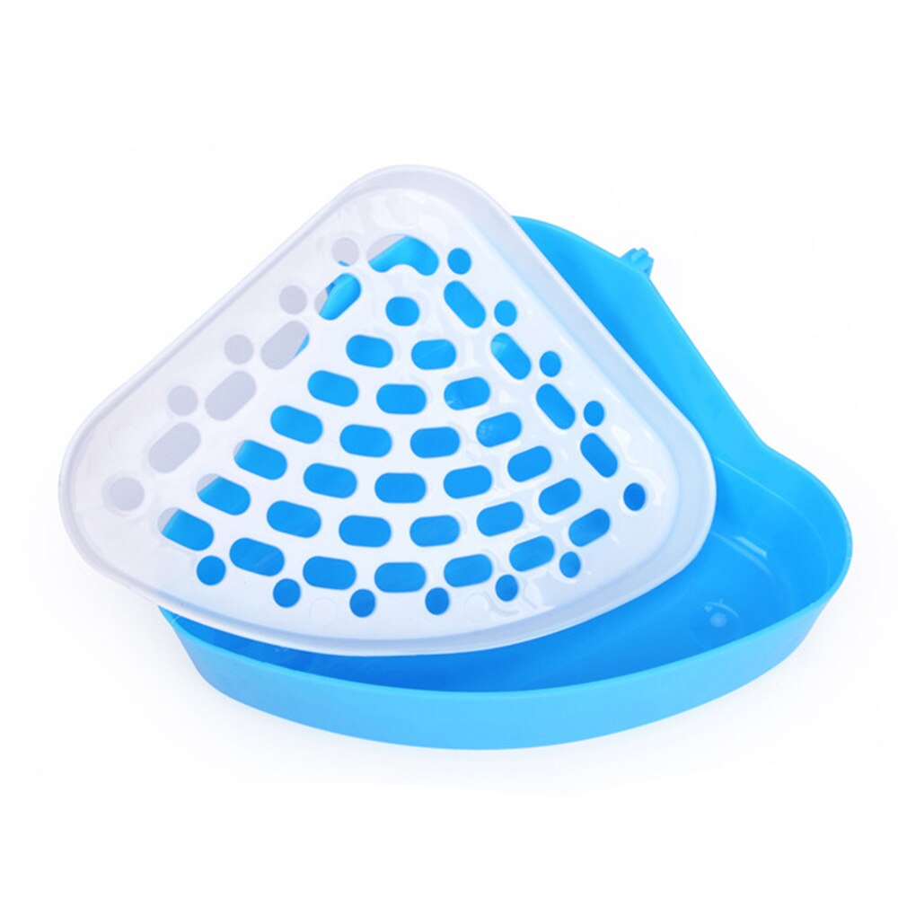 Pet Cat Corner Toilet Litter Trays Rabbit Litter Clean Box Triangle Toilet Potty Trainer Hamster Chinchilla Guinea Pig Bunny