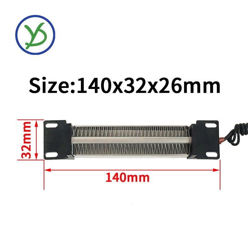 12V 150W AC DC inkubator grzałka izolacja-termostatyczna ceramika PTC element grzewczy o stałej temperaturze powietrza