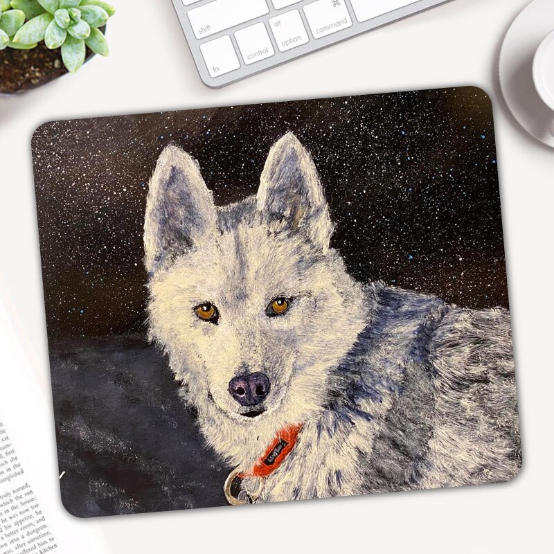 Animal Dog Husky Pc Tablet Gamer Computer Laptop Mause Mouse Pad Mousepad Mice Mat Decorate Desk Keyboard