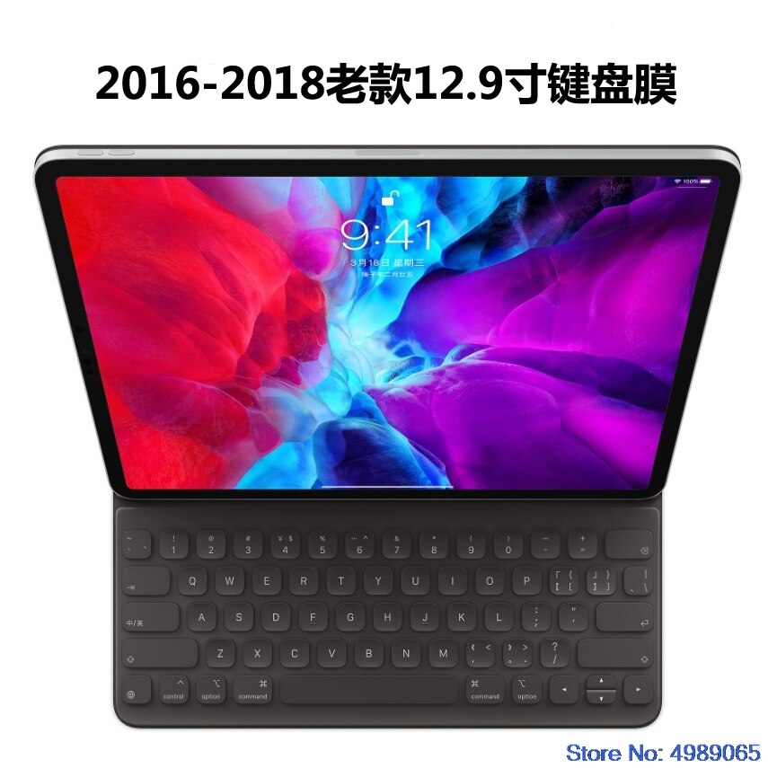 Euro US TPU Tangentbordsskydd för Apple Magic Keyboard iPad Pro 11 / 12.9: Ipad 12.9 2016-2019