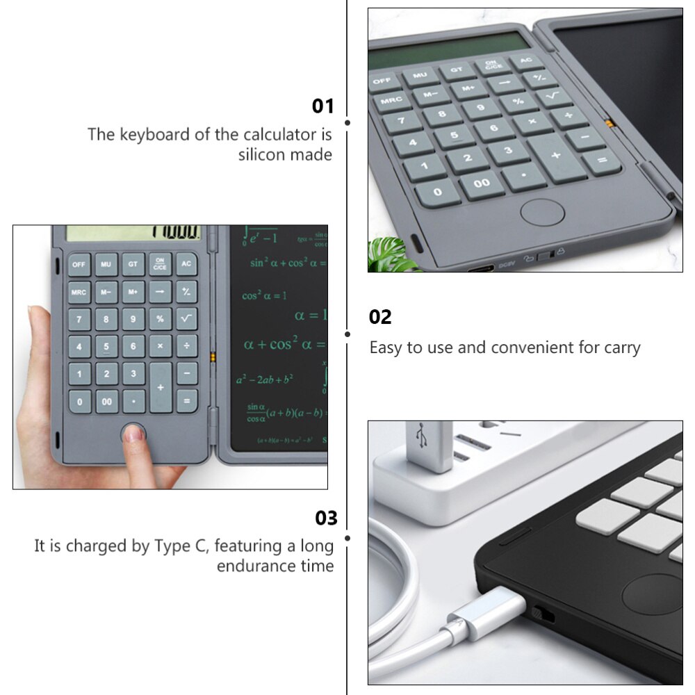 Rechargeable Calculator Accounting Calculator Portable Calculating Device