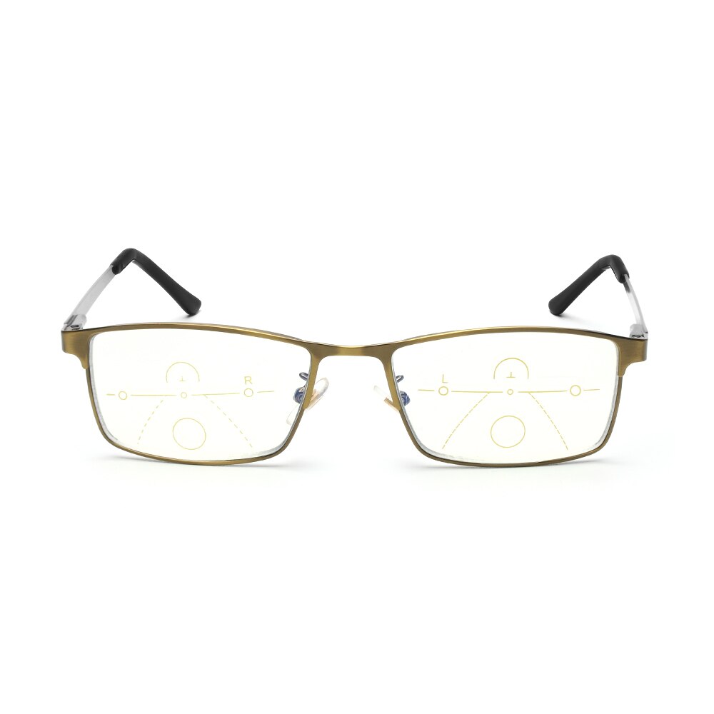 Progressive Multifocal Reading Glasses Women Men Anti Blue Light Radiation Presbyopia Eyeglasses Adjustable Vision Care Eyewear