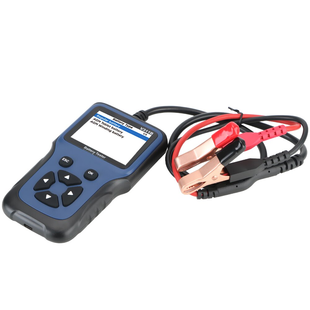 12v carro carregador de bateria tester analyzer ferramentas automotivo v311b carregamento do carro circuito carga tester bateria teste 12v ferramenta de diagnóstico: Default Title