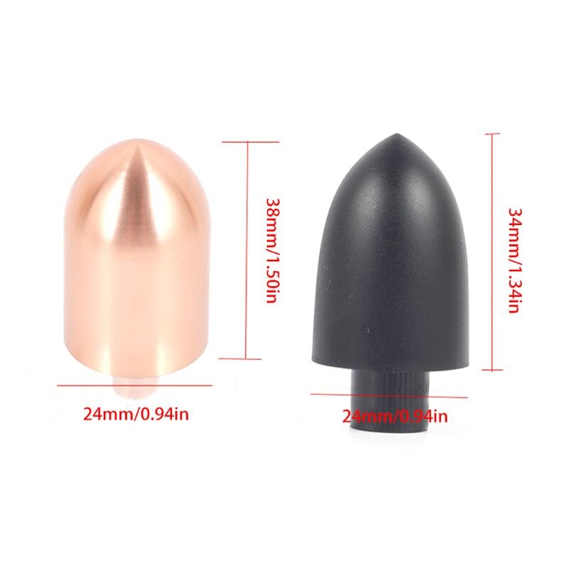 2PCS Plasitc/Aluminum/PP Dustproof Cover Bullet Head Dust Cap for Speaker Parts