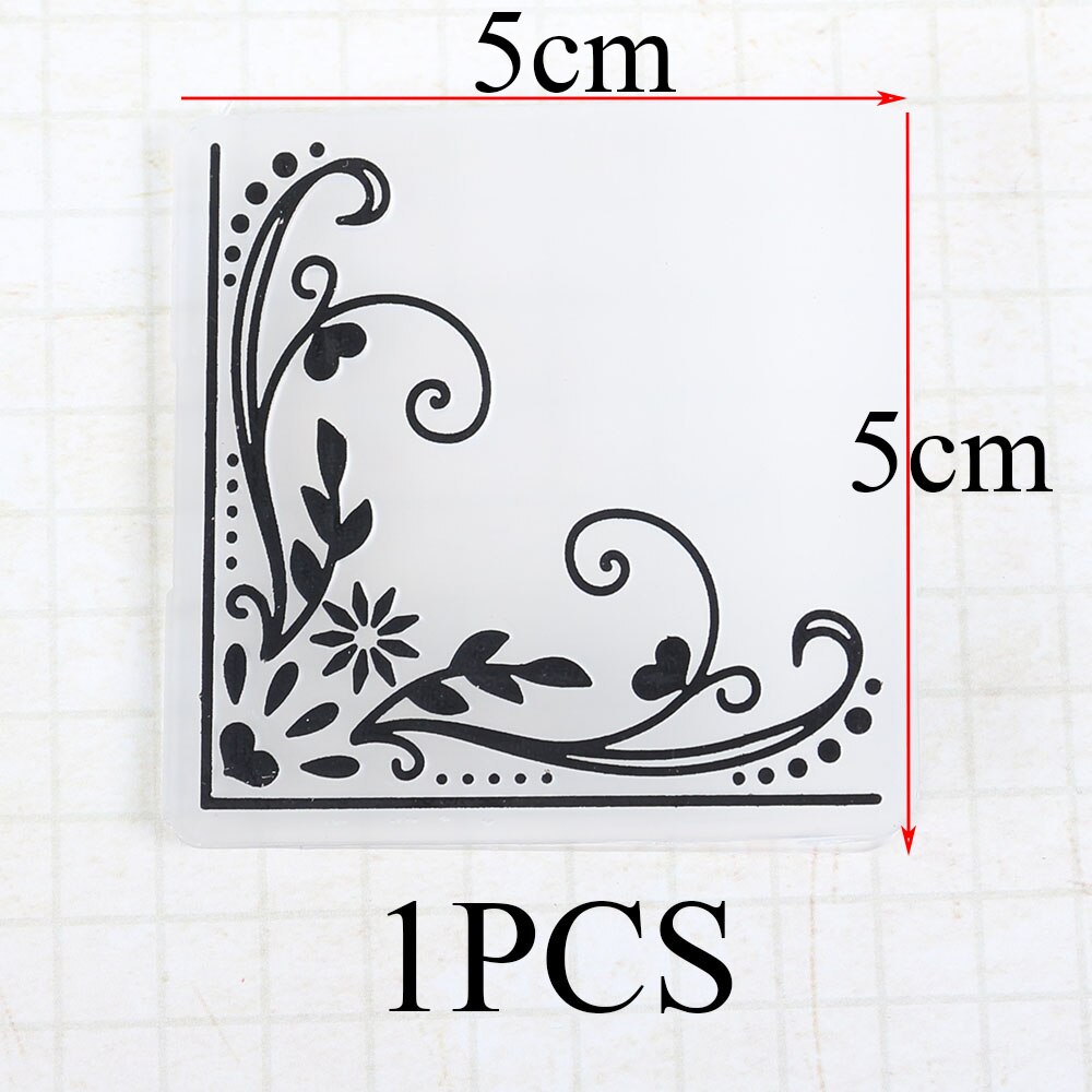 Rose Flowers Leaves Plastic Embossing Folder Stencil Template For Scrapbooking Album Paper Birthday Card Diy Embossing Craft: 1pcs lace