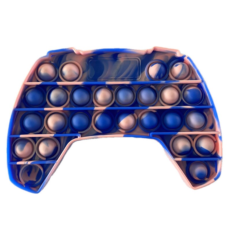 Push Up Bubble Kids Simple Dimple Fidget Toy Adult Antistress Hand Gamepad Push Pop Bubbles Sensory Toys Children Autism: 5blueGold