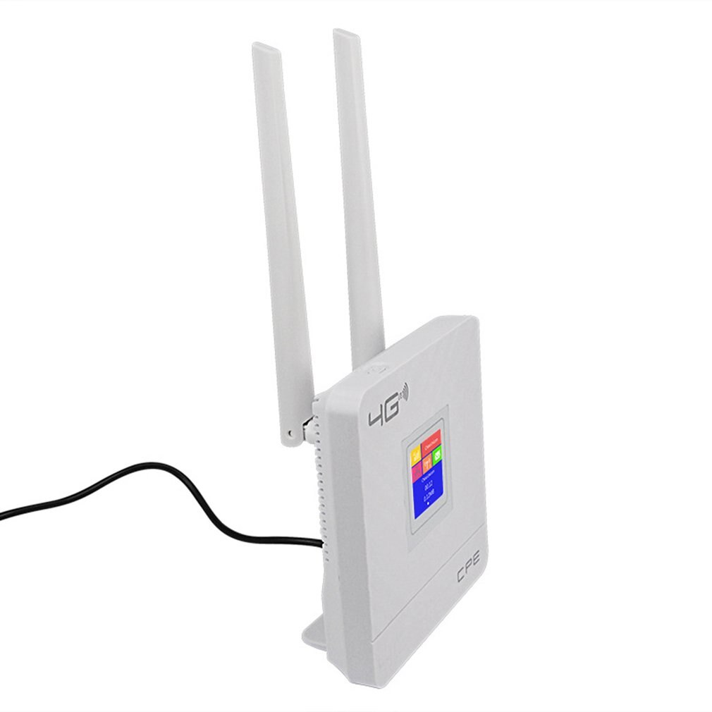 Portable Hotspot Lte Wifi Router Wan/Lan Port Dual External Antennas Unlocked Wireless Cpe Router+ Sim Card Slot