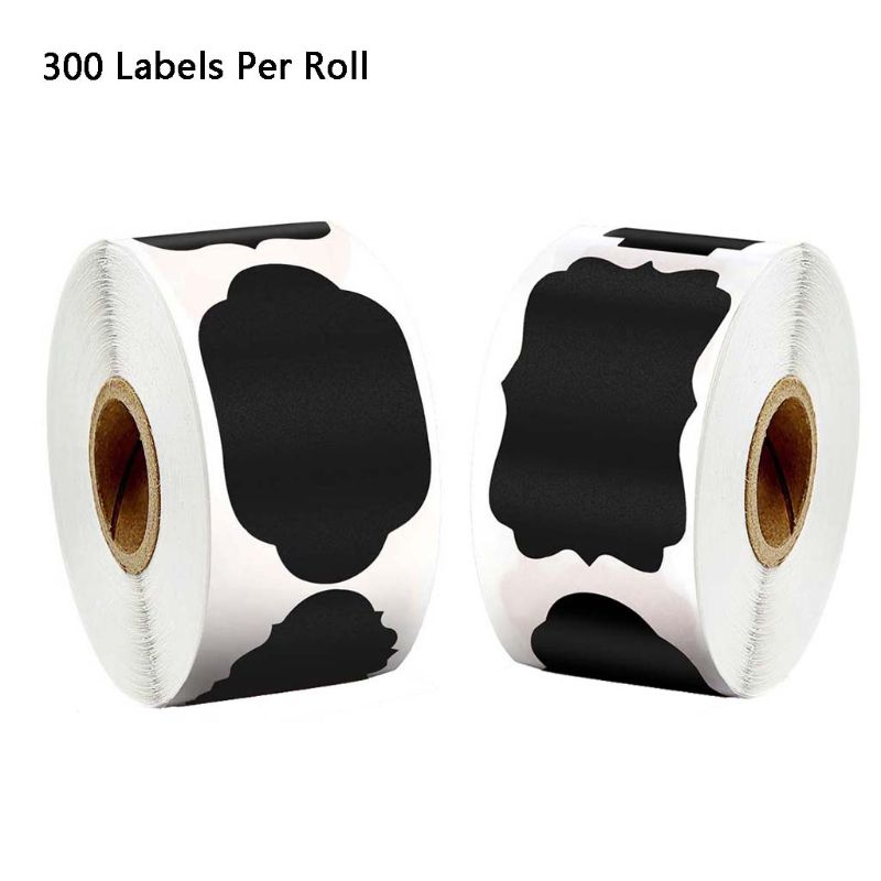 300Pcs/Roll Blank Krijtbord Etiketten Sticker Voor Keuken Inblikken Mason Spice Jars