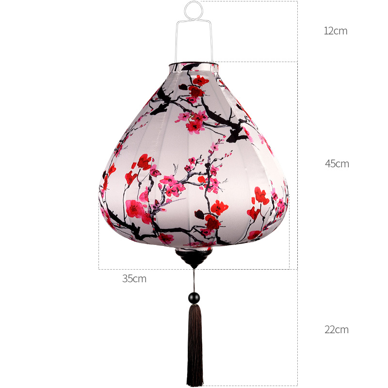 12/14inch Chinese Traditional Silk Lanterns Japan Waterproof Retro Style Scenic Spots Ancient Town Decor Palace Lantern: 10 14inch