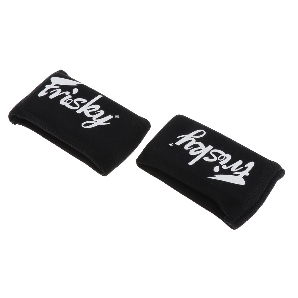 Pack 2 gel boxning knokskydd under handomslag sanda muay thai guards protector 4 färger sportkläder access handledsstöd: Svart 9 x 5cm